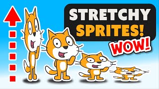 Finally We have quotStretchy Spritesquot in Scratch  Full Tutorial [upl. by Renrut433]