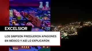 Los Simpson predijeron apagones en México y así lo explicaron [upl. by Yvan525]