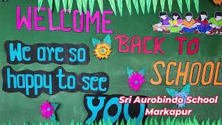 Welcome back to school  202425 First academic day  Sri Aurobindo School Markapur [upl. by Griz]