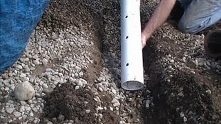 How To Install Perforated Pipe French Drain for Do It Yourself Job [upl. by Kandace40]