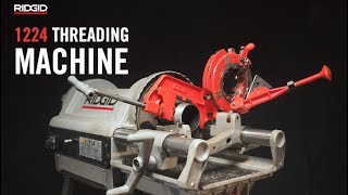 RIDGID 1224 Threading Machine [upl. by Creath]