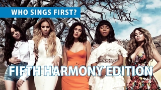 RANKING Who Sings First  FIFTH HARMONY [upl. by Nnaylrebmik]