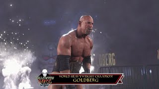 Goldberg Vs Shanky  WCW Championship  WCW Halloween Havoc  WWE2k23 Gameplay [upl. by Lehplar638]