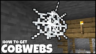 How To Get COBWEBS In MINECRAFT 121 [upl. by Candie]