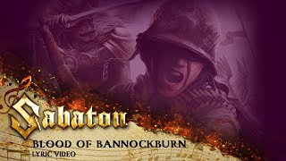 SABATON  Blood Of Bannockburn Official Lyric Video [upl. by Letnuahc554]