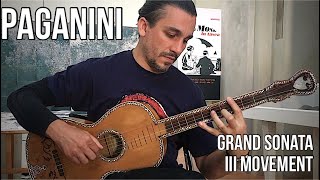 Grand Sonata III movement  Niccolo Paganinis guitar by Gennaro Fabricatore 1826  Artyom Dervoed [upl. by Rubens]