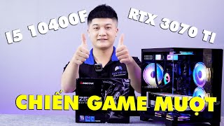 THỬ BUILD CẤU HÌNH GIÁ RẺ VỚI CPU I5 10400F VÀ CON VGA RTX 3070 TI  CHIẾN GAME MƯỢT [upl. by Ralleigh]