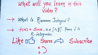 4 Reimann Integral  Definition  Example  Ravina Tutorial [upl. by Kaine]