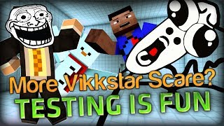 SCARE VIKKSTAR AGAIN  Minecraft Portal Mod Map Testing is FUN [upl. by Fonda]