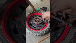 Apache1604v Wheel Modified apacheriders 1604v apachee rtr rider motovlog mt15 rtrrider04 [upl. by Panther]