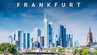 Frankfurt City In 🇩🇪 Germany 4k [upl. by Alleroif]