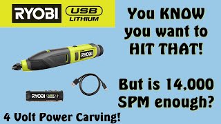 You know you want to hit that Ryobi 4V USB Lithium Power Carver FVH51K [upl. by Atteuqal617]