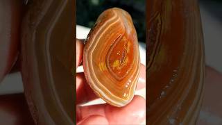 Lovely Limonite Kissed LSA agate rocks geology gemstone [upl. by Hayn]