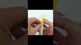 How to easily secure a crosspiece with a plastic tie [upl. by Mimajneb]