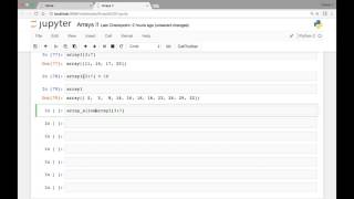 Array Indexing and slicing 1d arrays [upl. by Sampson506]