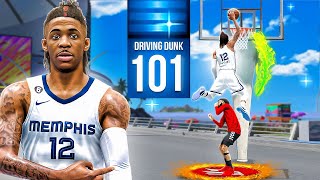 Ja Morant  101 DRIVING DUNK  INSANE POSTERIZERS in NBA 2K24 [upl. by Healey]