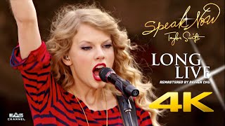 Remastered 4K Long Live • Taylor Swift  NBC Thanksgiving Special 2010 • EAS Channel [upl. by Damas204]