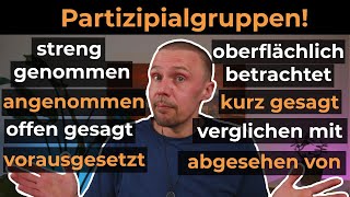 Sag es kürzer Partizipialgruppen  Grammatik und Wortschatz B2C1C2 [upl. by Ajaj679]