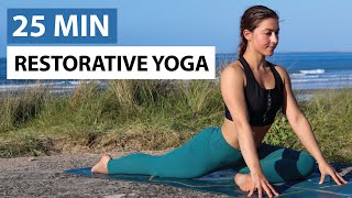 25 Min Restorative Yoga Flow  Full Body Yoga for All Levels [upl. by Eiramlehcar416]