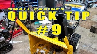 Quick Tip 9  How To Prevent Burning Out Snowblower Auger Belts [upl. by Nylyrehc]