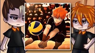 Haikyuu React To Hinata Shoyo  Gacha Club [upl. by February113]