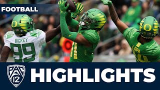 2024 Oregon Football Spring Game Highlights [upl. by Questa443]