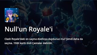 Nulls Royale Nasıl İndirilirLİNKLİ Hileli Clash Royale [upl. by Eile]