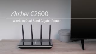 How to Set Up the TPLINK Archer C2600 Dual Band WiFi Gigabit Router [upl. by Nirehs]