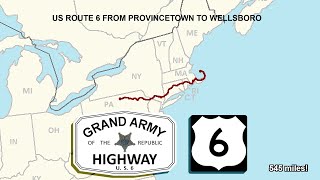 Provincetown MA to Wellsboro PA A Complete US Route 6 Road Trip [upl. by Dahsra]