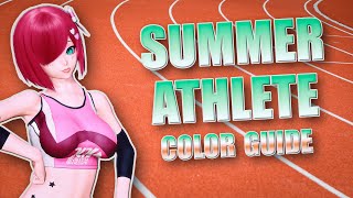 PSO2NGS AC Outfits Color Guide  Summer Athlete [upl. by Norbert634]