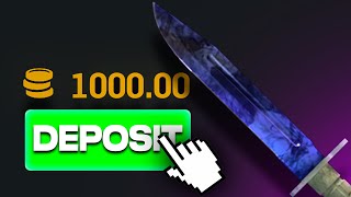 I DEPOSITED MY KNIFE ON CSGOEMPIRE [upl. by Seaman]