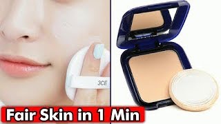 DIY Compact POWDER For Instant Fair Skin In 1 Min Pimple Free Oil Free Skin  RABIA SKIN CARE [upl. by Boiney]