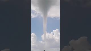 Tromba daria a Marina di Grosseto waterspout italy [upl. by Ajup]