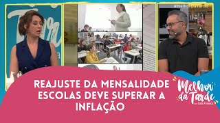 Reajuste de escolas particulares deve superar a inflação  Melhor da Tarde [upl. by Wolf566]