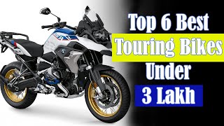 Top 6 Best Touring Bikes under 3 Lakh in India 2023  Best Touring Bikes 🔥🏍️ [upl. by Jarnagin]