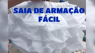 Como Fazer Saia de armação [upl. by Pritchard381]