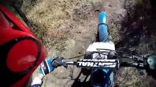 Bultaco Sherpa 199a  tope gas Subida Enduro [upl. by Einahpit]