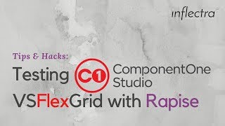 Testing ComponentOne VSFlexGrid with Rapise [upl. by Beutler887]