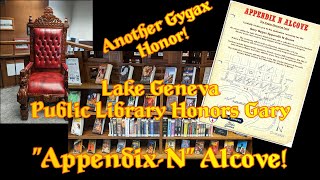 Gary Gygax Honored By Lake Geneva Public Library [upl. by Boyce567]