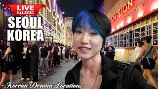 Live Seoul 🇰🇷 Korean Drama Location 🎬 Itaewon Night Street 🍿 Walking Tour Korea [upl. by Lia16]