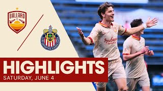 HIGHLIGHTS Ballard FC vs Chivas de Guadalajara U23 June 4th 2024 [upl. by Thetes]