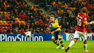 Ramsey Goal vs Galatasaray  UCL 201415 [upl. by Acilegna]