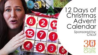 12 Days of Christmas Advent Calendar with Cricut [upl. by Enilegnave449]