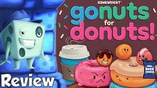 Go Nuts for Donuts Review  with Tom Vasel [upl. by Ruomyes]