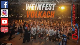 Weinfest Volkach 2024 mit der Partyband aus Franken  Oberspiesheimer [upl. by Dynah151]