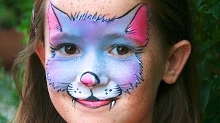 Maquillage de chat  Tutoriel maquillage artistique facile des enfants [upl. by Mart]