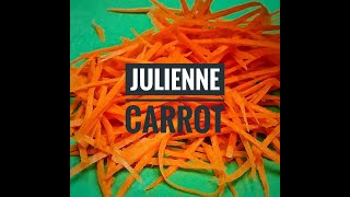 Easy Julienne Carrot Cooking hacks [upl. by Charleen]