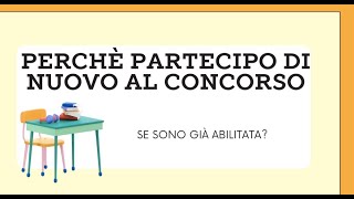 PERCHÉ RIPARTECIPO AL CONCORSO Bella domanda 🤔 insegnante scuola studenti concorso arte [upl. by Enidlarej]