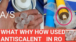 WHAT IS RO ANTISCALENT BALLWHY WHERE HOW USED LIFE OF ASBbenefitsPART 1 [upl. by Anaitak82]