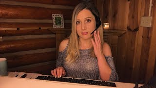 Late Night Cold Calling ASMR Telemarketer Lots of Typing Soft Spoken RP [upl. by Annoled265]